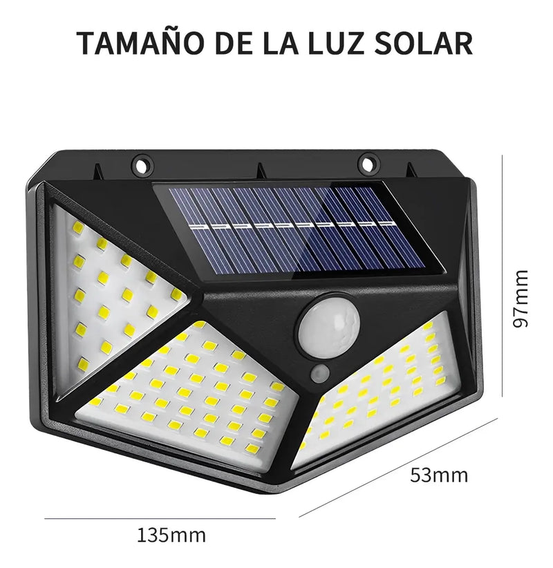 Lámpara Solar de pared con sensor de movimiento